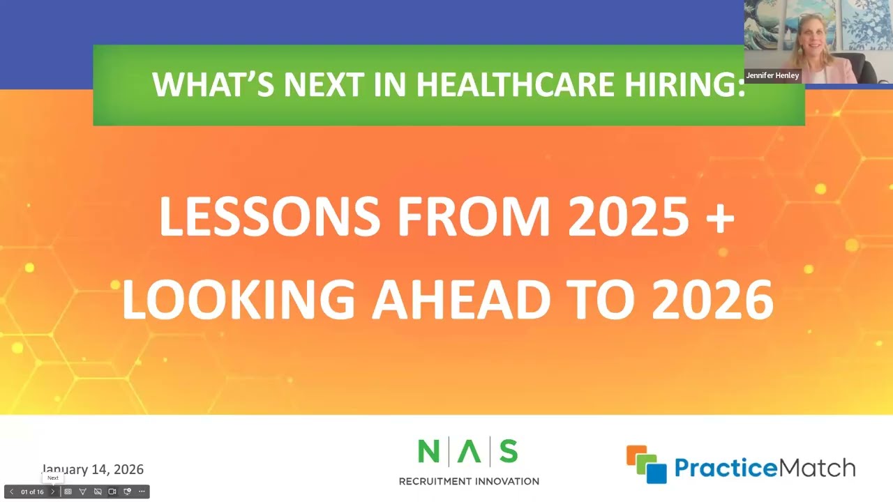 What's Next in Healthcare Hiring? Lessons from 2025, and Looking Ahead to 2026