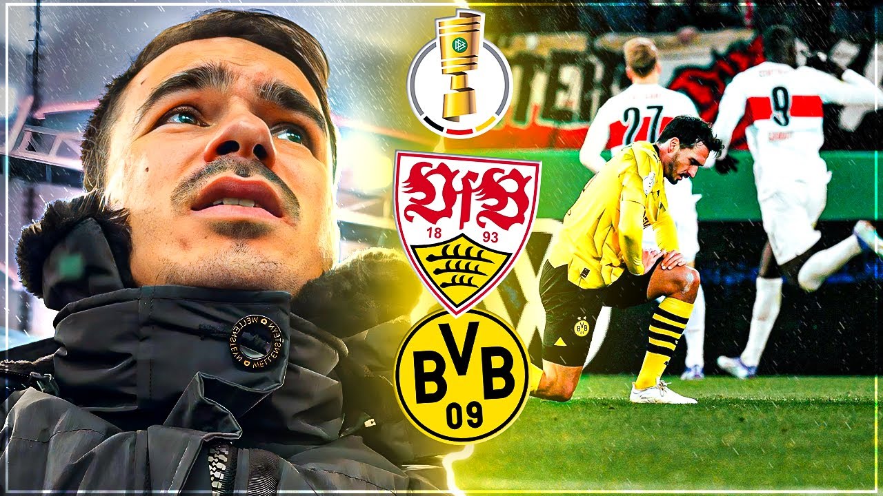 DIE REISE GEHT ZU ENDE 😔😔 STUTTGART VS BVB - DFB Pokal XL Stadionvlog