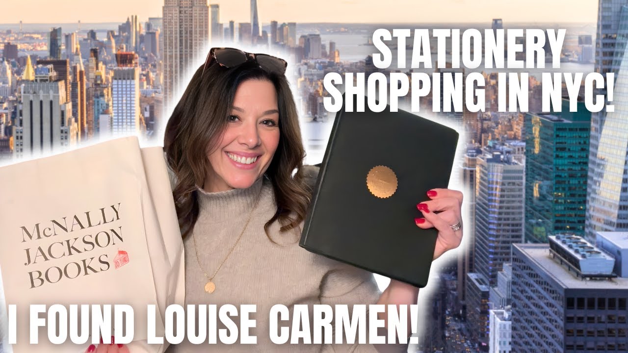 What's in my Bag for Café Journaling?  NYC stationery crawl!  WIMB