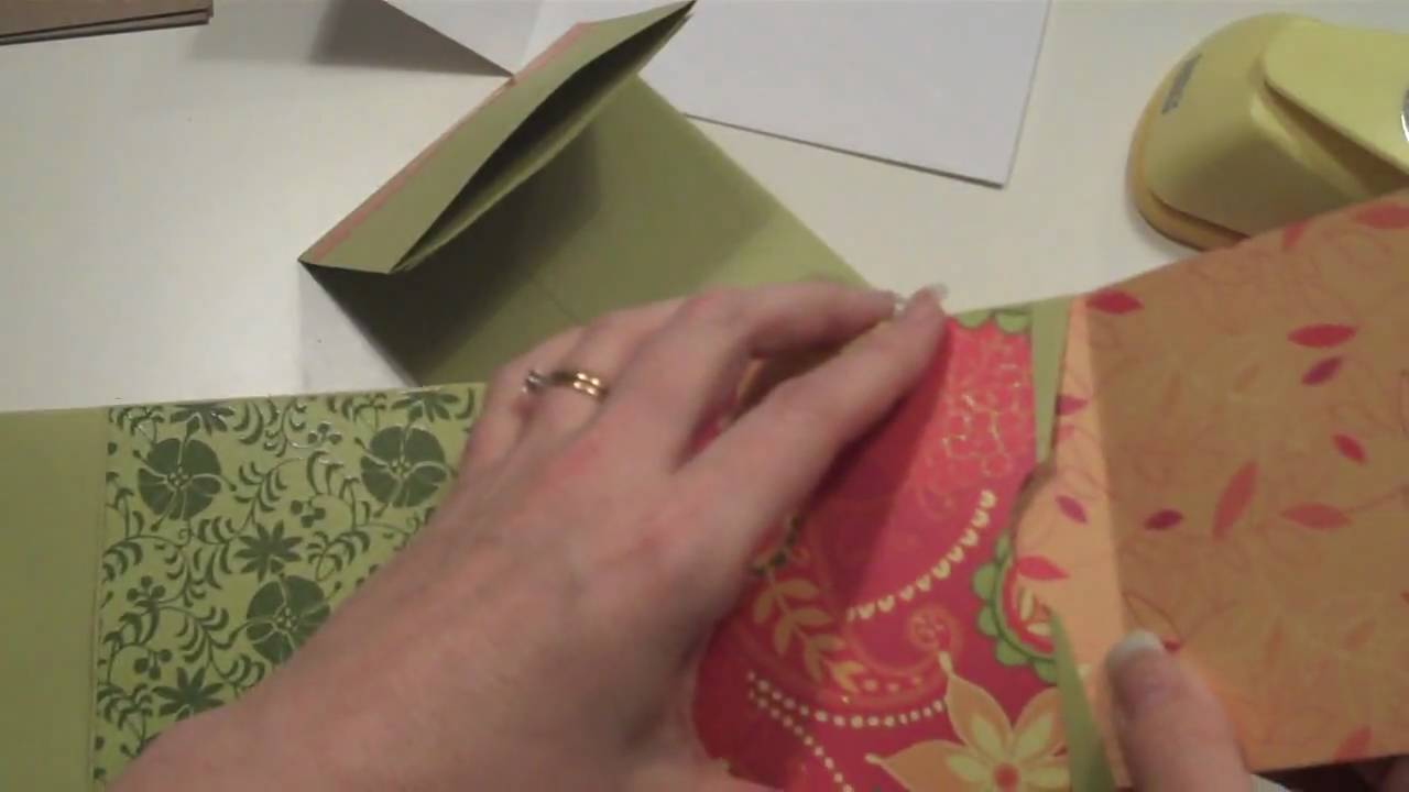 Long Envelope Mini Scrapbook Album Tutorial