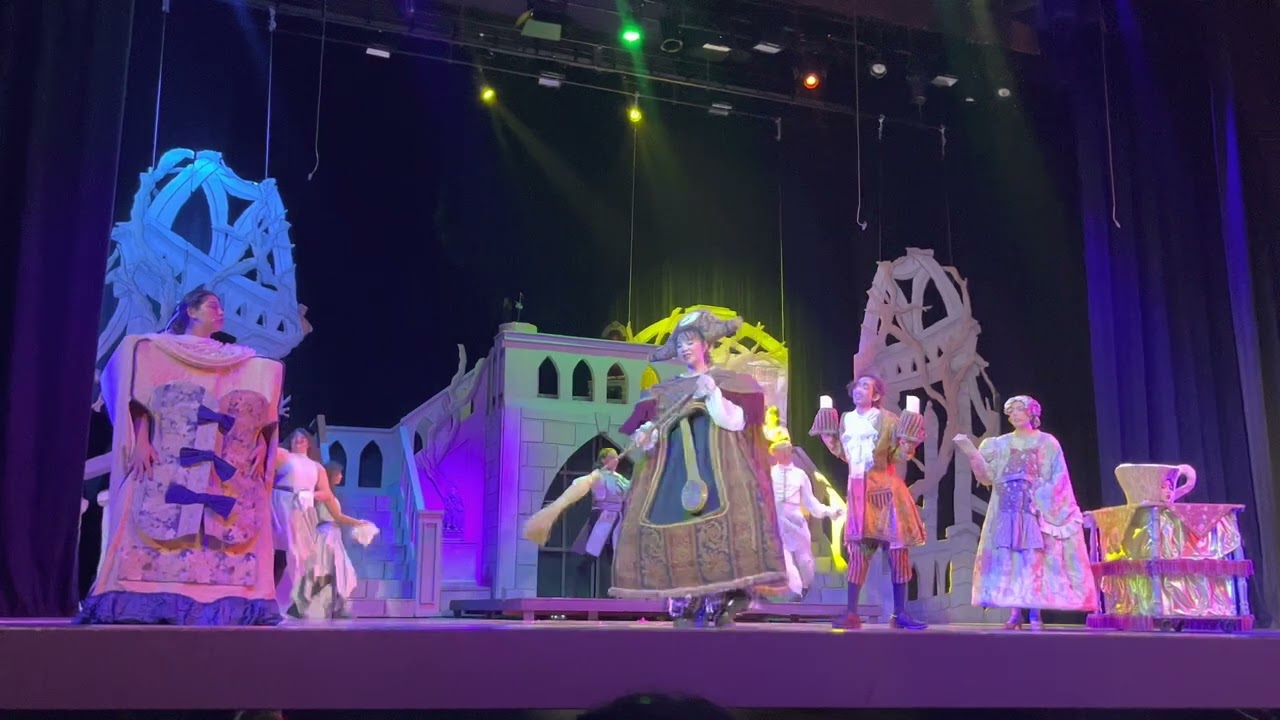 Danica Huerta as Madame in Beauty and the Beast musical 2-25-2023