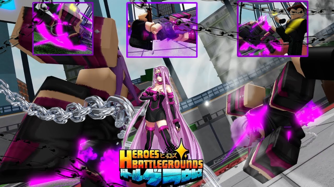 Using The Custom Medusa Moveset in Heros Battlegrounds!!?? (Fate/Stay Night)