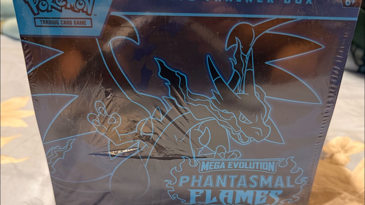 Opening Pokemon Mega Evolution Phantasmal Flames Elite Trainer Box ETB