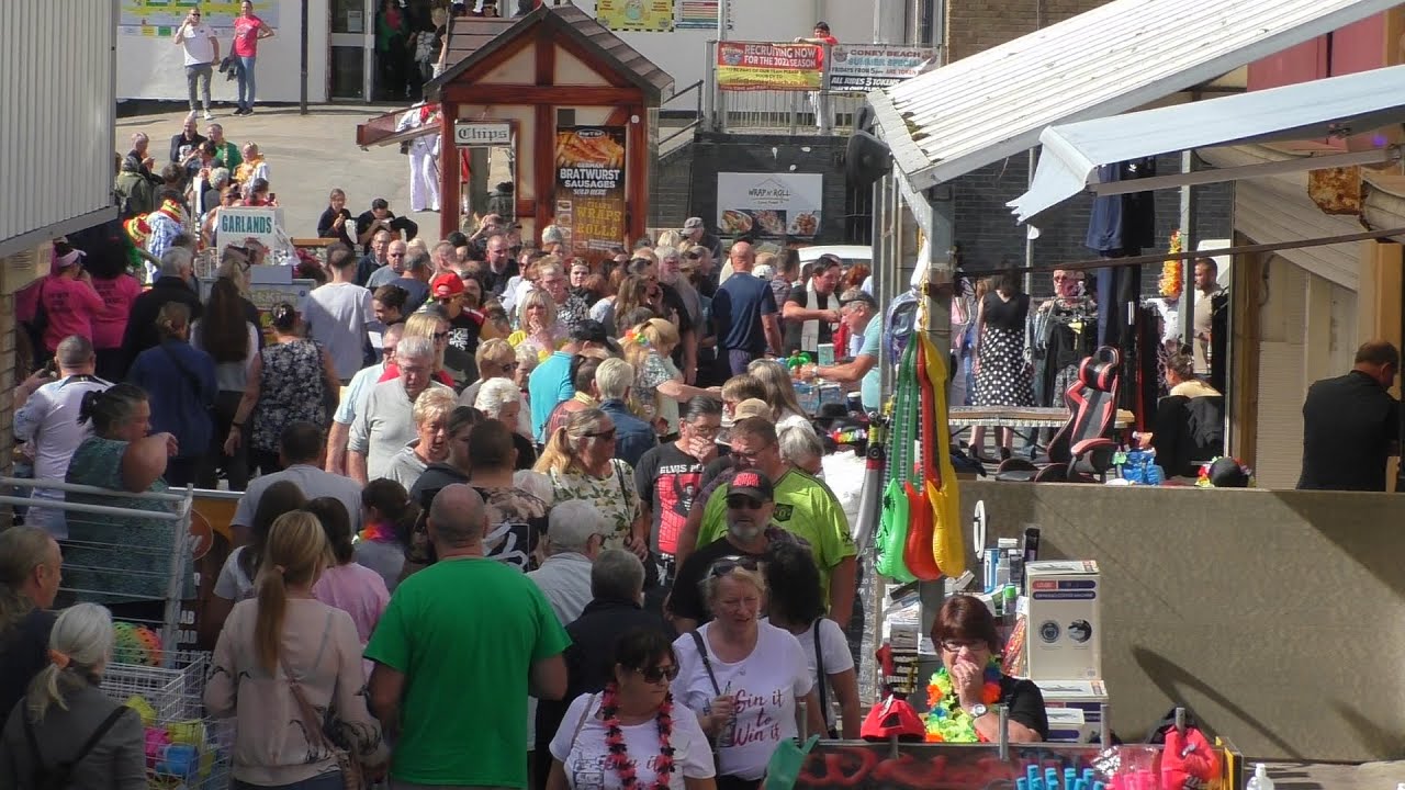 Elvis Festival Crowds at Porthcawl September 24th 2022