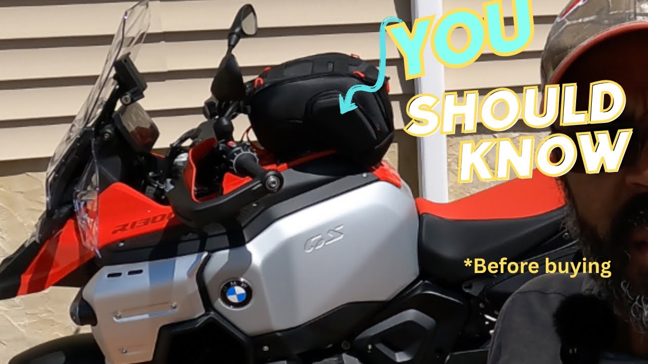 The BMW R1300 GS adventure Unique Tank Bag Explained