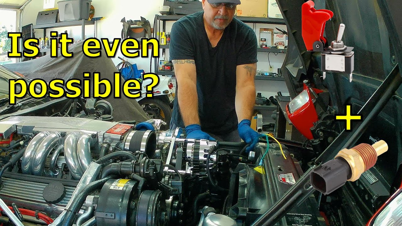 Electric fan | toggle switch vs temperature sensor  | Both!