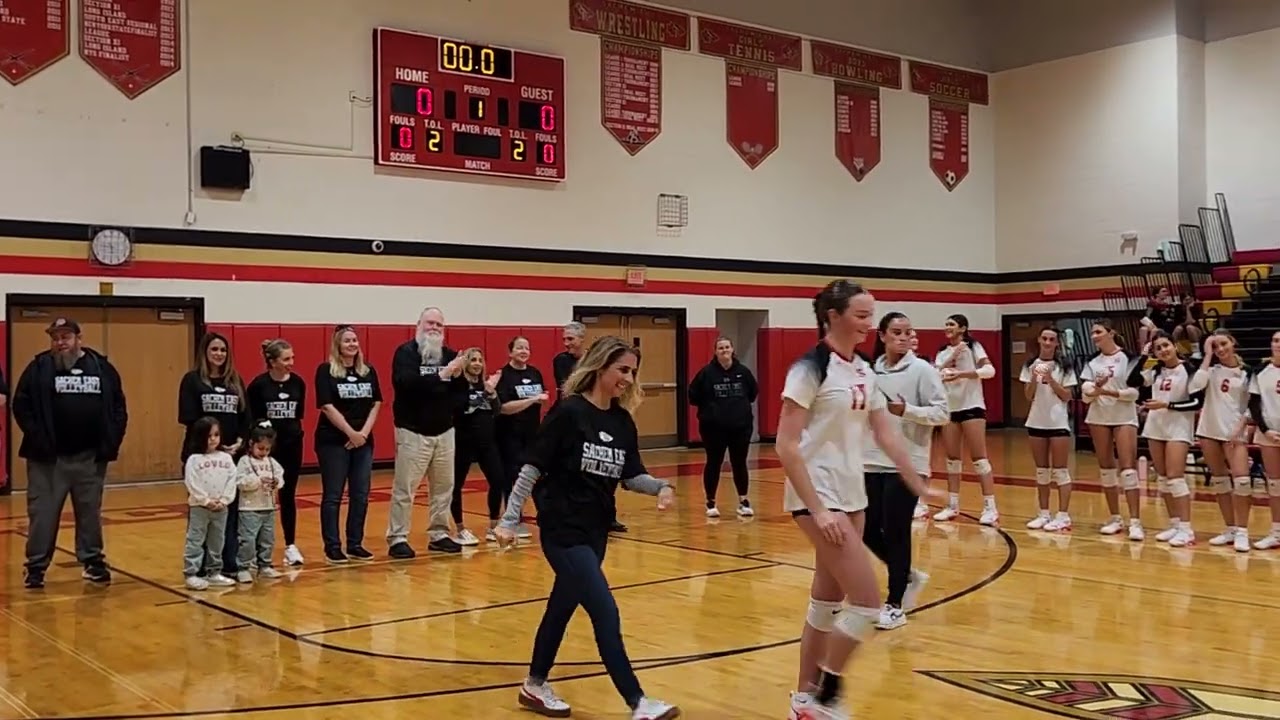2025 Sachem East Girls Varsity Volleyball  Teacher Appreciation 