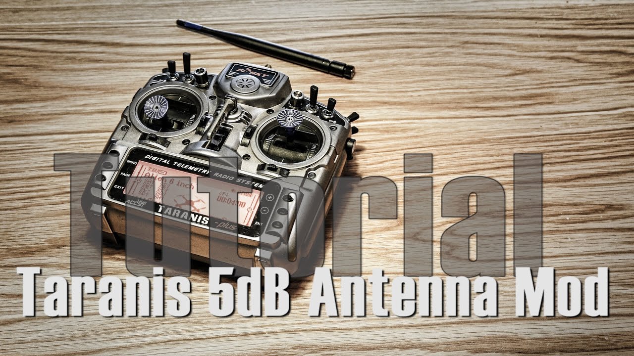 Tutorial - Taranis 5dB Antenna Mod **DON'T DO IT** | Fixing Bad SWR | HOW TO