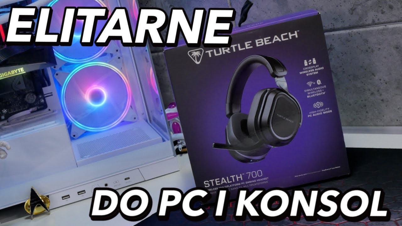 Te słuchawki połączysz z 3 urządzeniami jednocześnie - Elitarne Turtle Beach Stealth 700 Gen 3