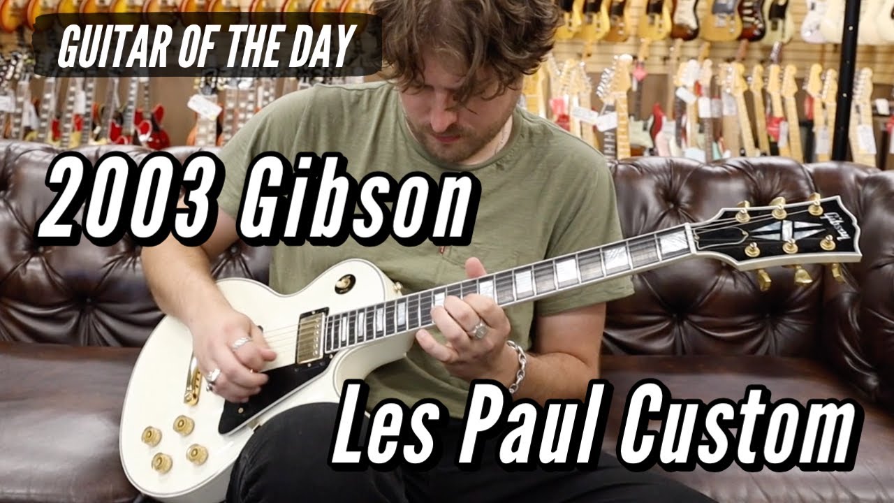 Гитара дня: Gibson Les Paul Custom Alpine White 2003 года
