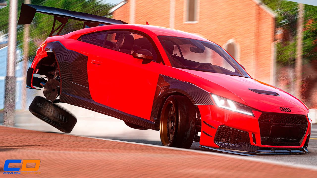 Wheels Say Goodbye - BeamNG drive CRAZY DRIVERS
