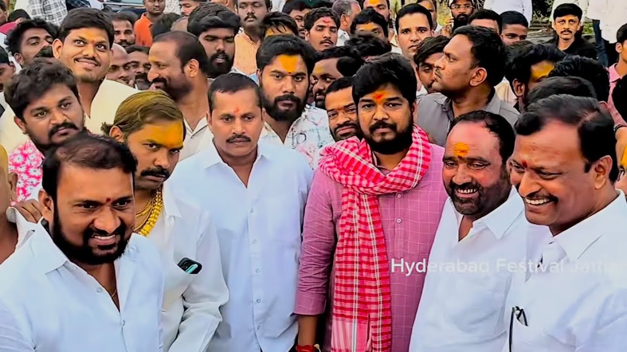Kondapochamma Jatara 2026 |  Marredpally Kittu MLA Naveen Yadav | DanceBoina SaiYadav Jatara 2026