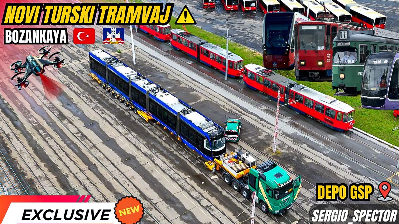 Novi Turski Tramvaj Bozankaya stigao u Beograd, Podvožnjak koji spaja dva Bulevara, BAS #beograd