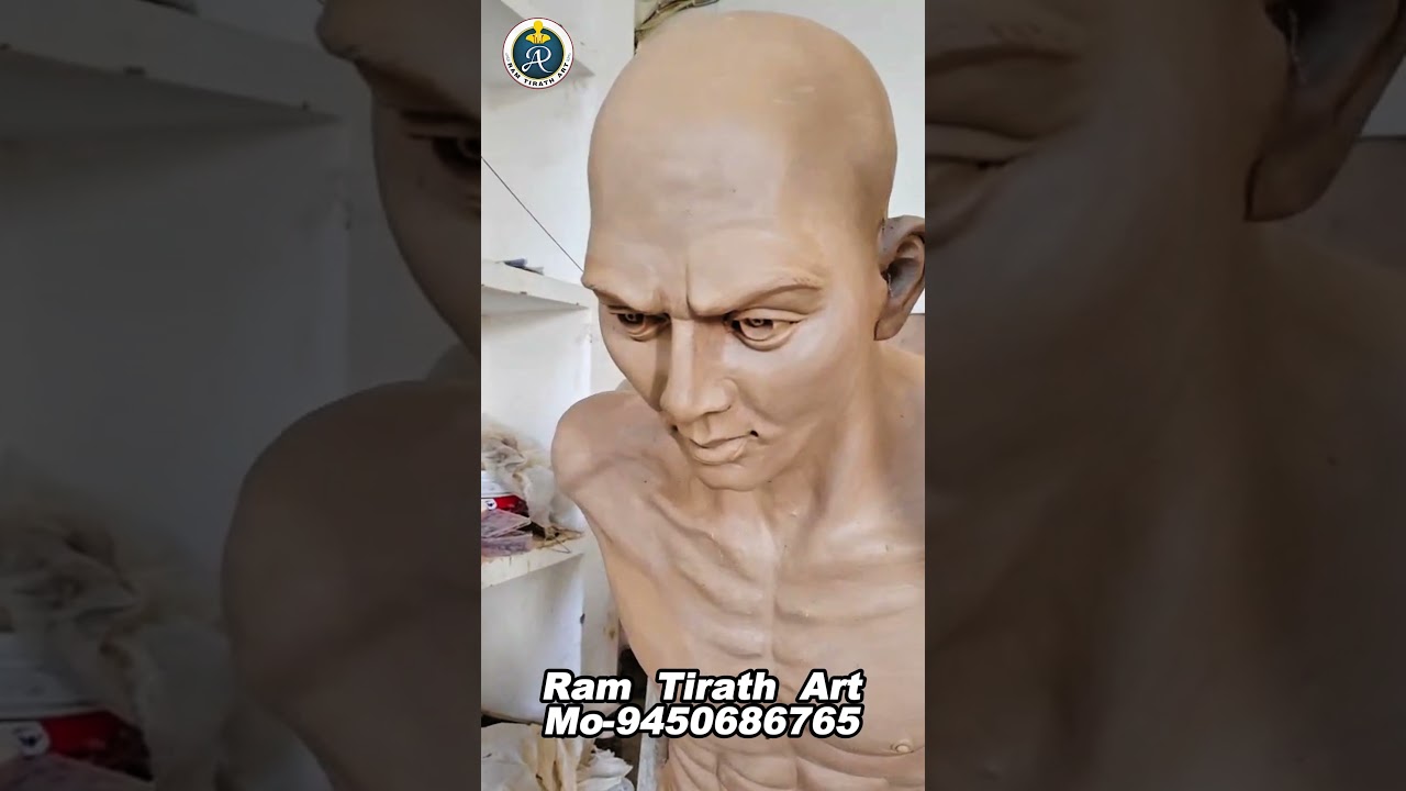 THe Raning Man ...#artistsupportartists #statues #sculptures #reelsinstagram😍 #trendingnow