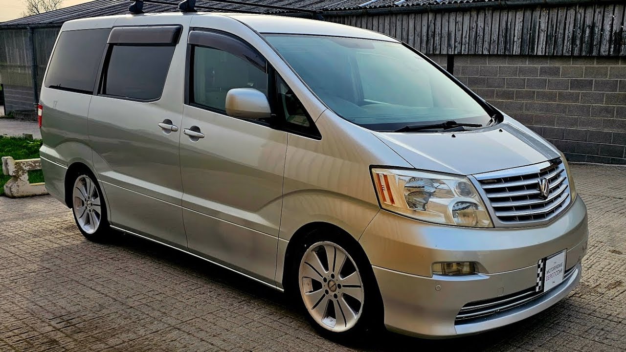 For Sale Toyota Alphard 2004 2 berth 5 belts 2.4 petrol auto gearbox 160900 km