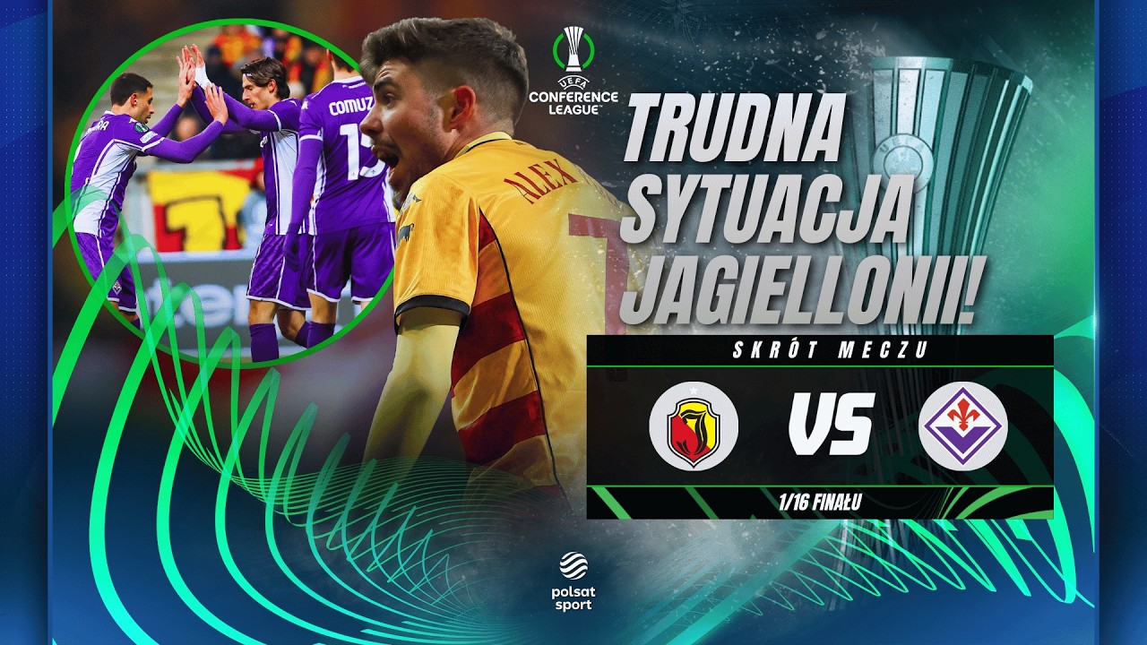 SKRÓT: JAGIELLONIA BIAŁYSTOK - ACF FIORENTINA | LIGA KONFERENCJI