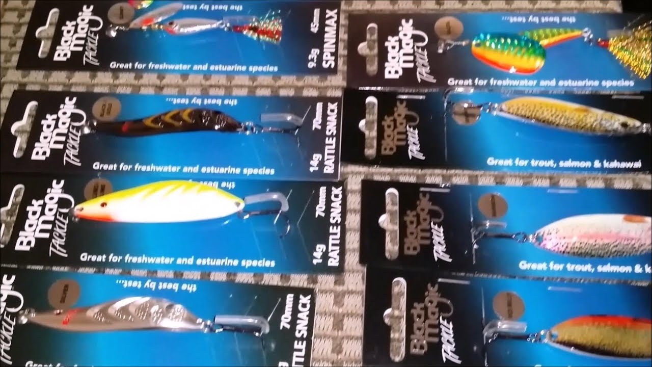 Unboxing Freshwater Black Magic Tackle - NZ Basic fishing
