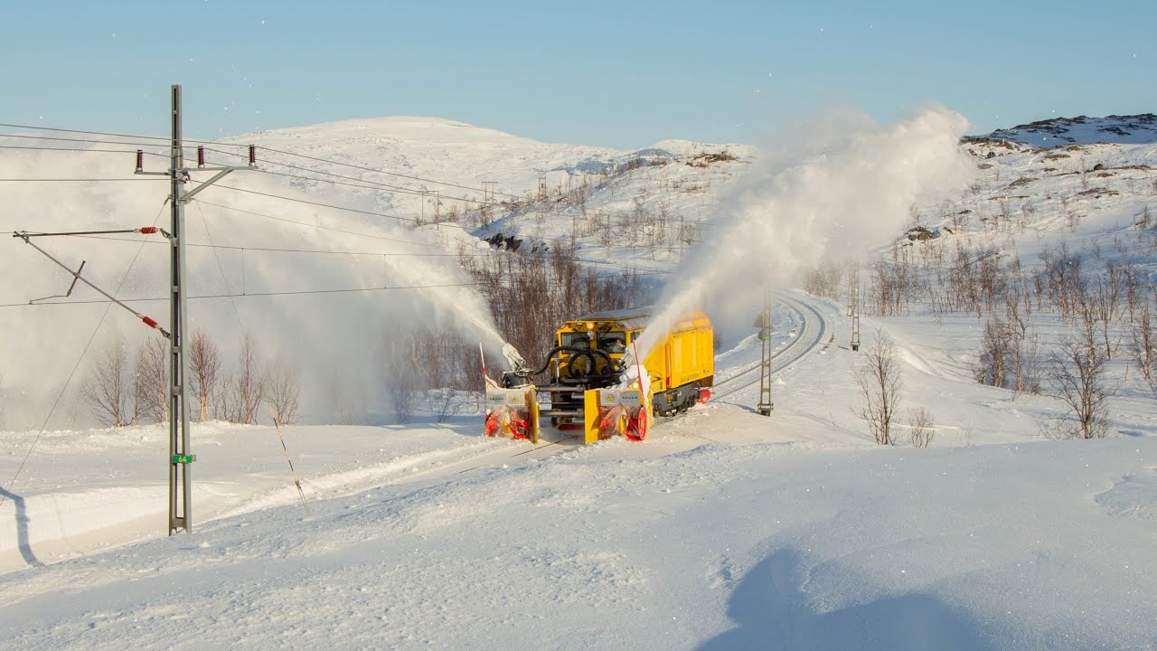 🇸🇪 Train chasse-neige & Premières circulations sur la Malmbanan