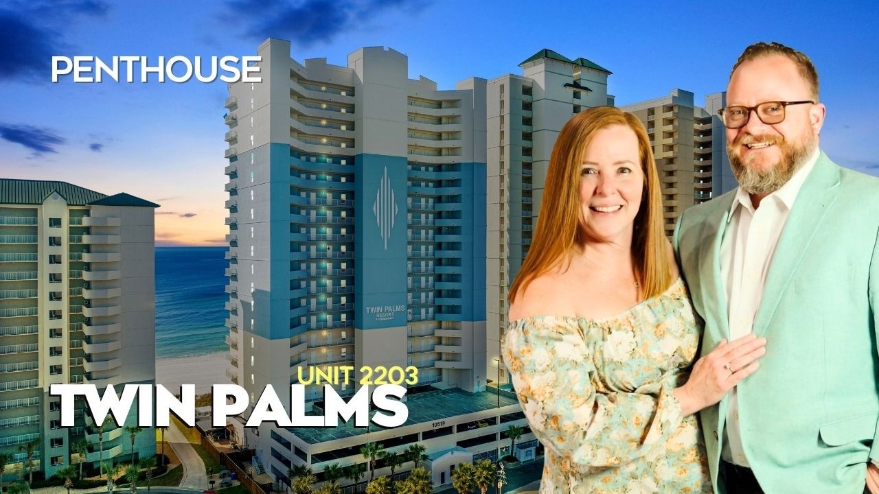 Twin Palms 2203 | Экскурсия по пентхаусу | Панама-Сити-Бич, Флорида, на берегу Мексиканского залива