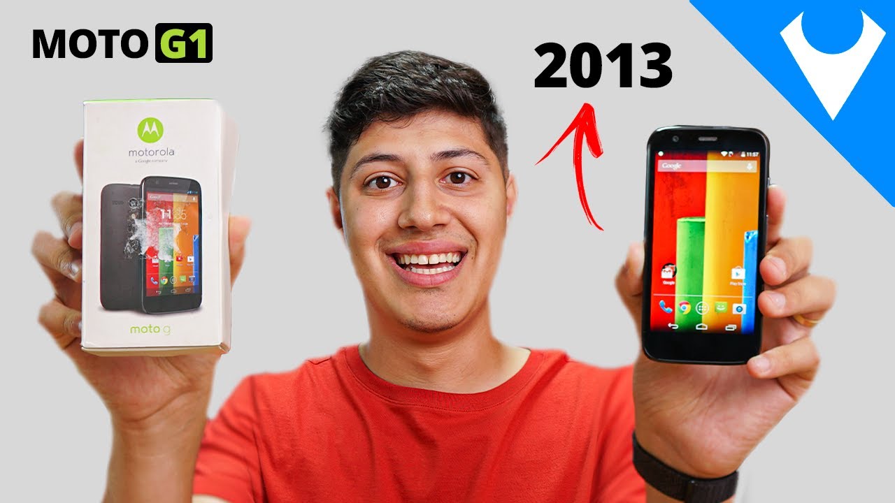 MOTO G1 (2013) Unboxing - Como é TER um em 2023? VOLTANDO NO TEMPO