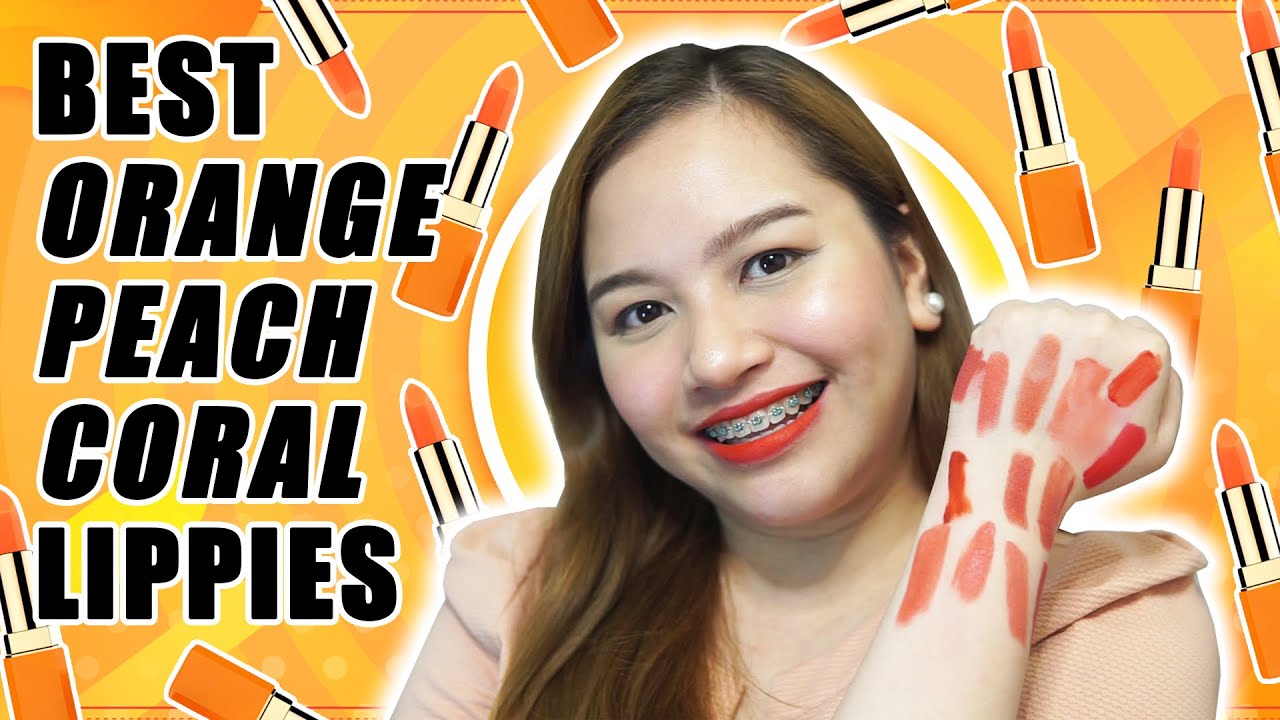 ALL DRUGSTORE! BEST ORANGE, PEACH, & CORAL SHADES OF LIP PRODUCTS! Must have shades for everyday!
