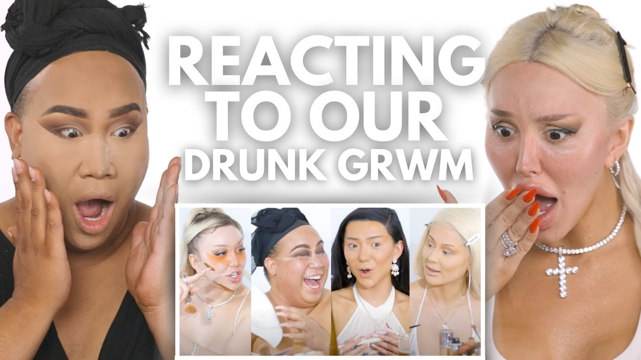 Reacting to our Drunk GRWM ft. La Demi | PatrickStarrr