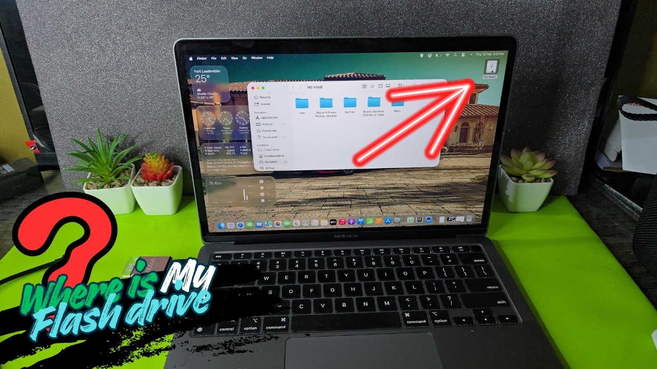 How to Find Flash Drive on Macbook Air