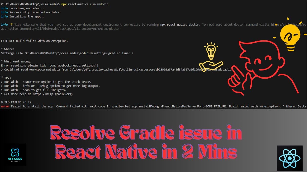 STOP Wasting Time on Gradle Errors in React Native! | 100% Resolved Gradle issue in React Native