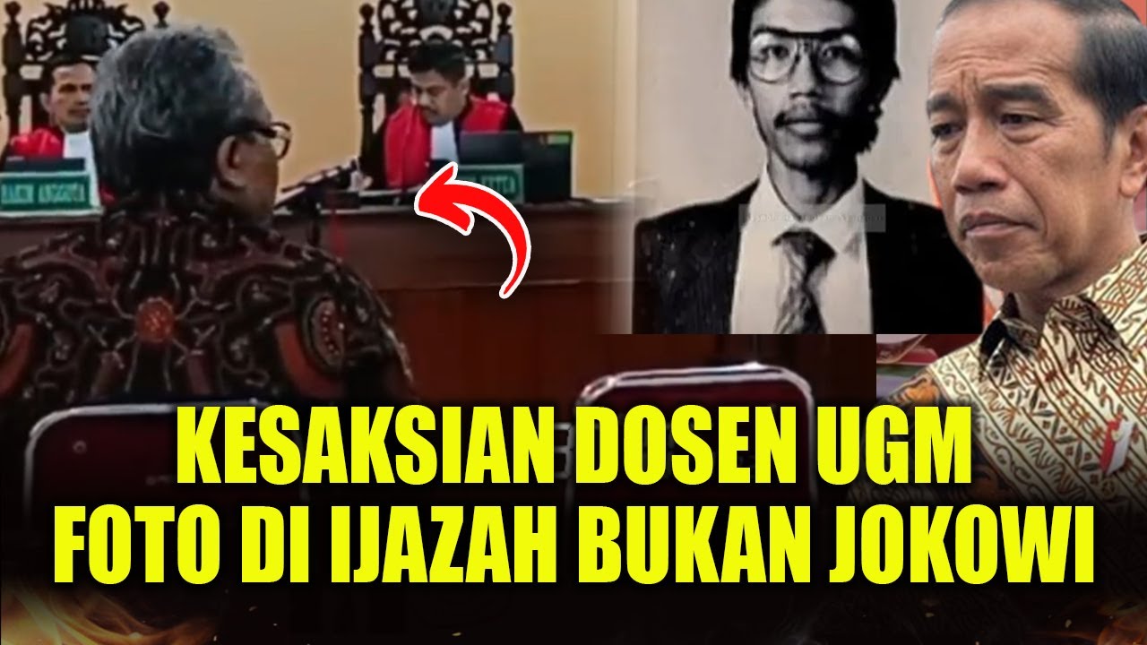 KESAKSIAN DOSEN UGM TERUNGKAP! FPTP DI IJAZAH ITU BUKAN MILIK JOKOWI