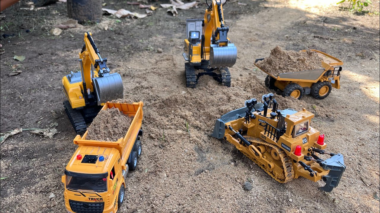 Mainan remot control alat berat tambang,DOZER YG258-F,EXSA RC TOP18 CH,truck HD YG258-E 