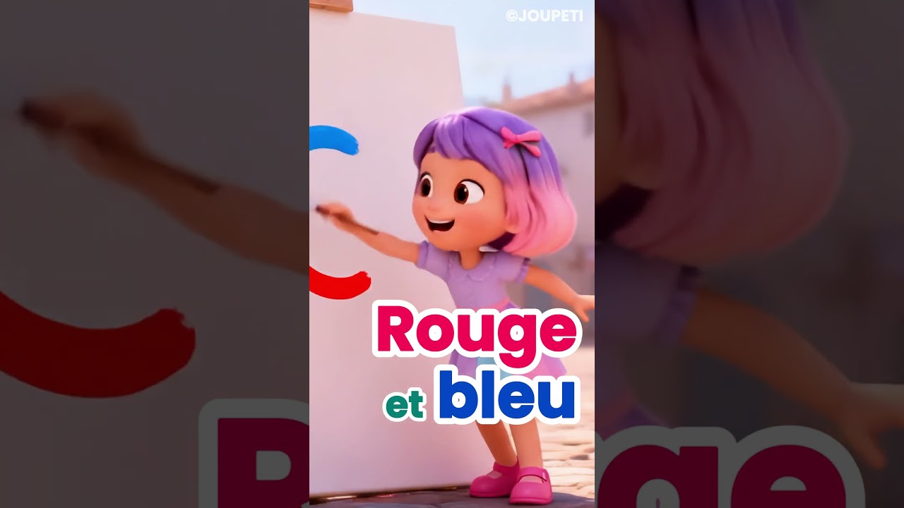 Mes premières couleurs 💕 Chanson Française Douce | French Color Song | JOUPETI (Shorts)
