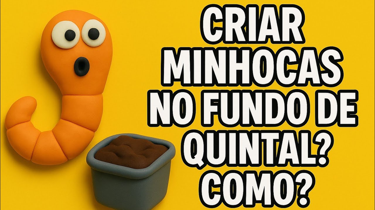 VOCE SABE CRIAR MINHOCAS CALIFORNIANAS NO FUNDO DE CASA?