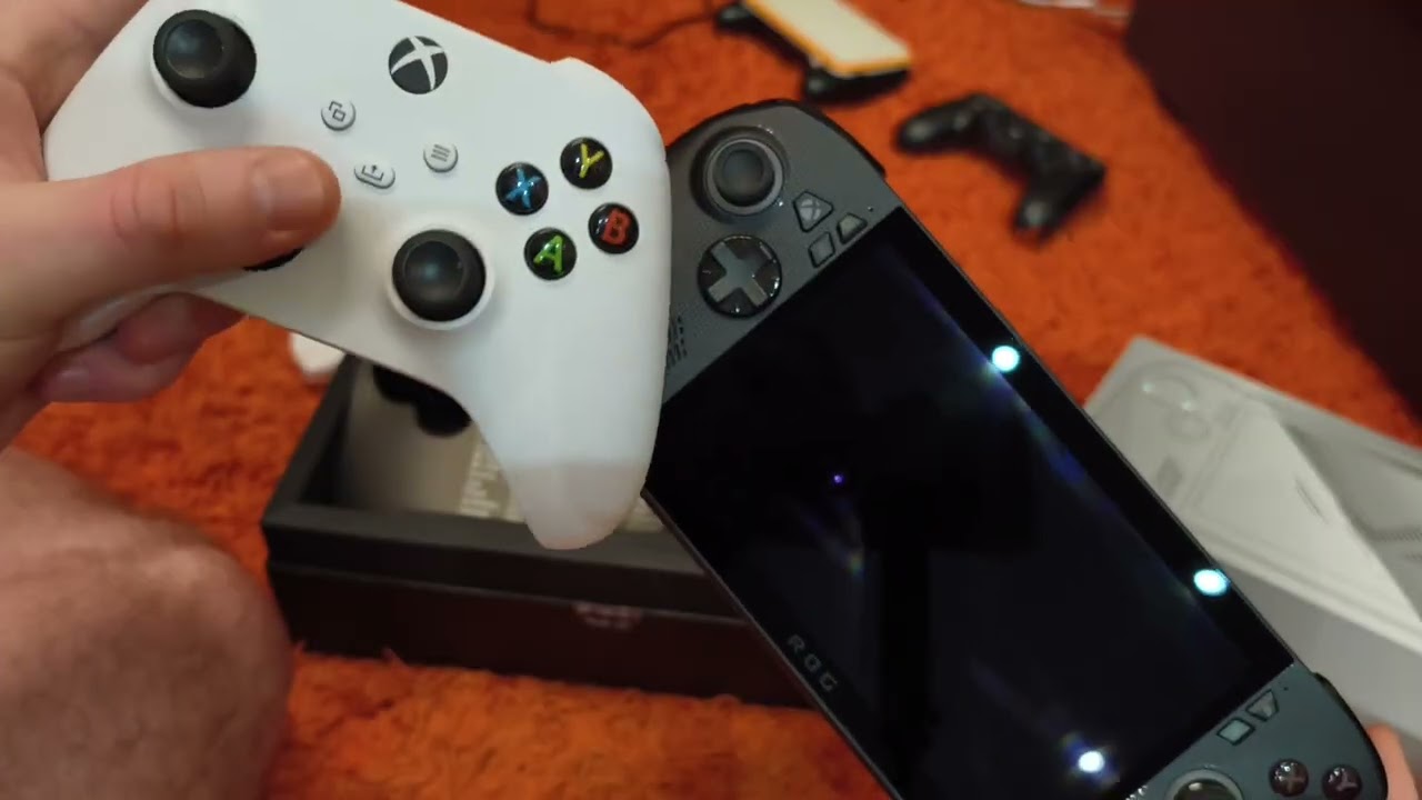 Распаковка на ДР Asus Rog Xbox Ally X bazzite steam os тесты