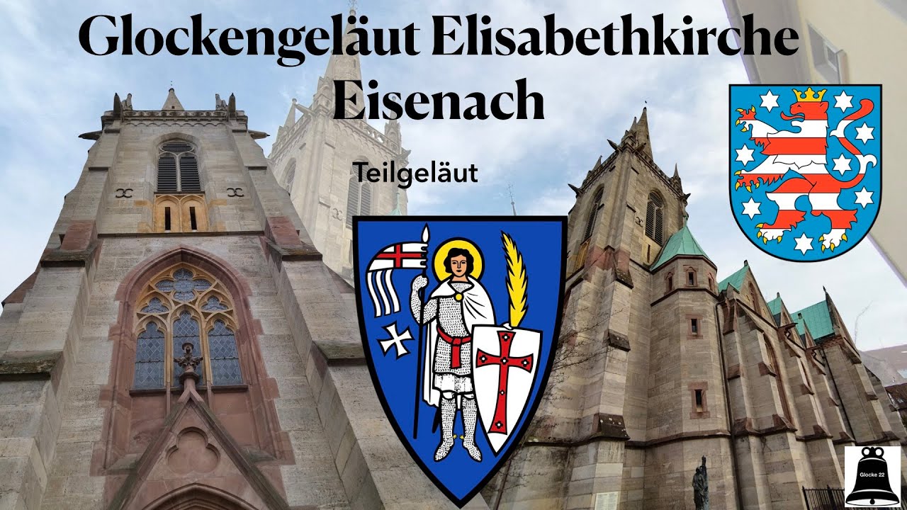 Eisenach (D), Das Glockengeläut der kath. Kirche St. Elisabeth, Teilgeläut (Ausschnitt)