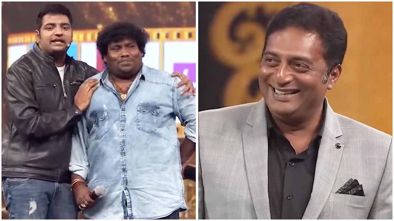 Actor Prakash Raj Enjoying Comedian Yogi Babu's Non-Stop Fun With Sathish
