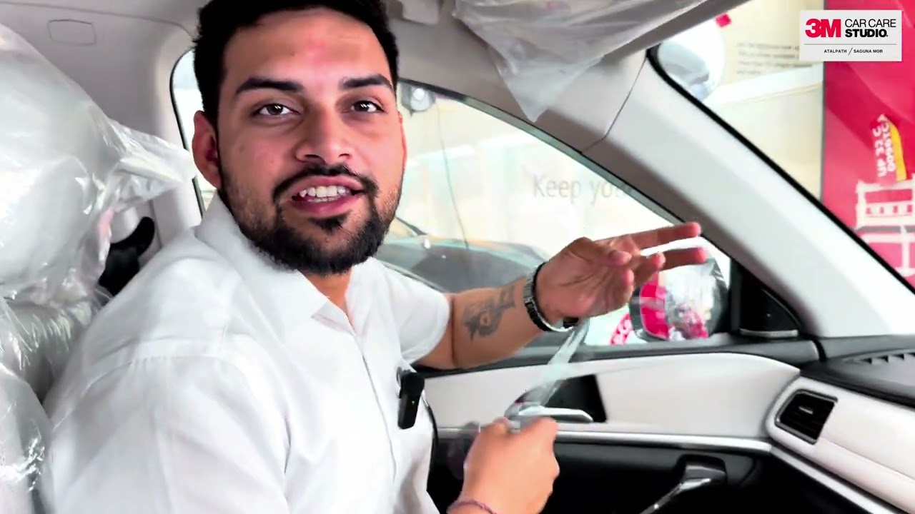 Transforming a White XUV 700 with 3M 100 Gloss PPF & CR 70 Sun Control Film | 3M Car Care Patna