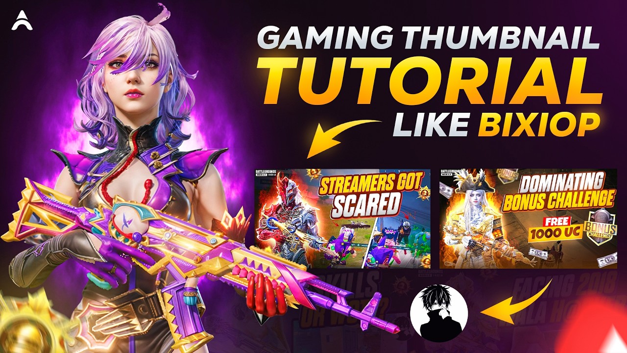 How to Make a BGMI Thumbnail in Photoshop?