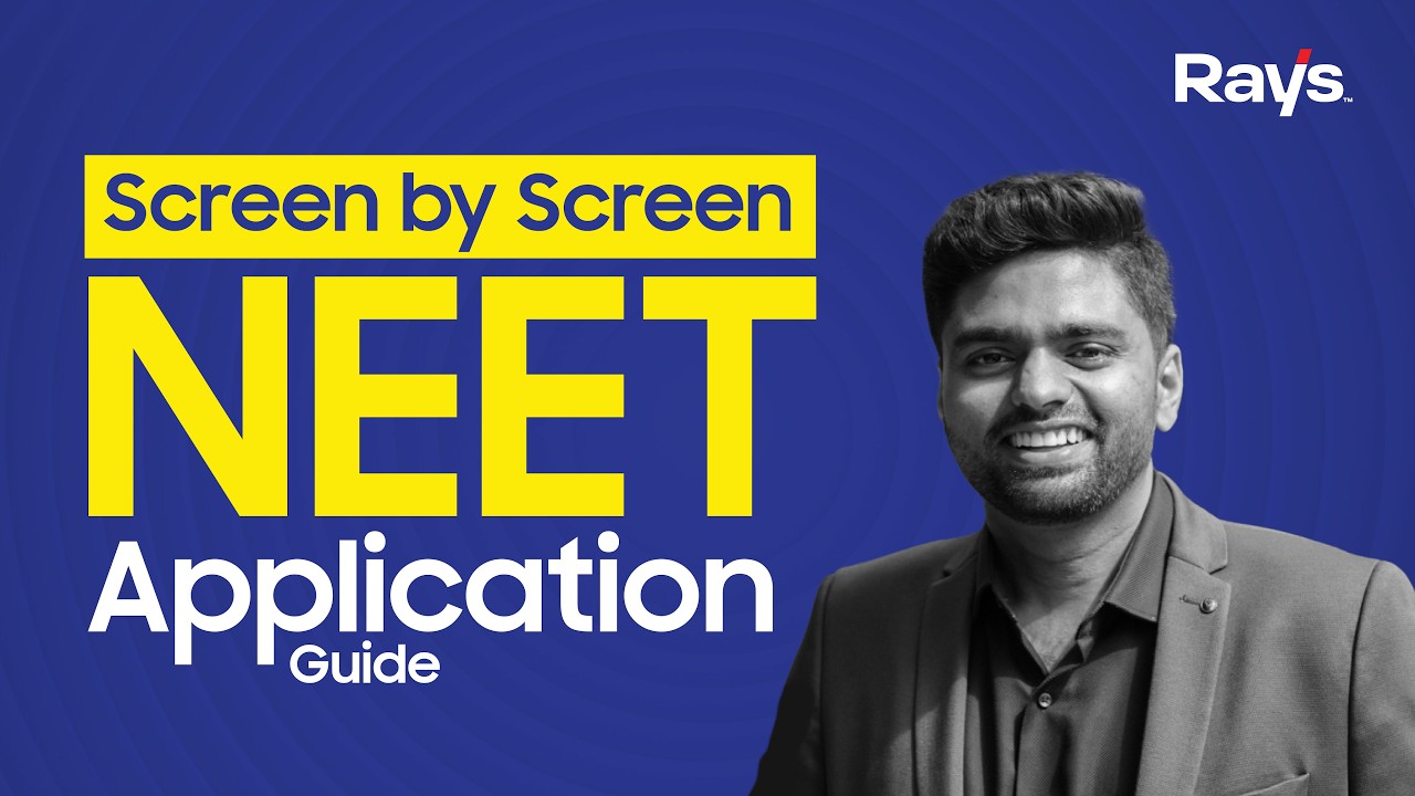 NEET 2026 Registration Explained Video | Application Process