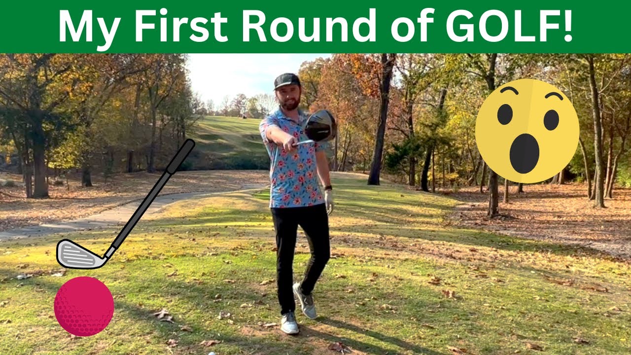 My First Round of Golf! The beginning of my golf journey! - Real with Ryan