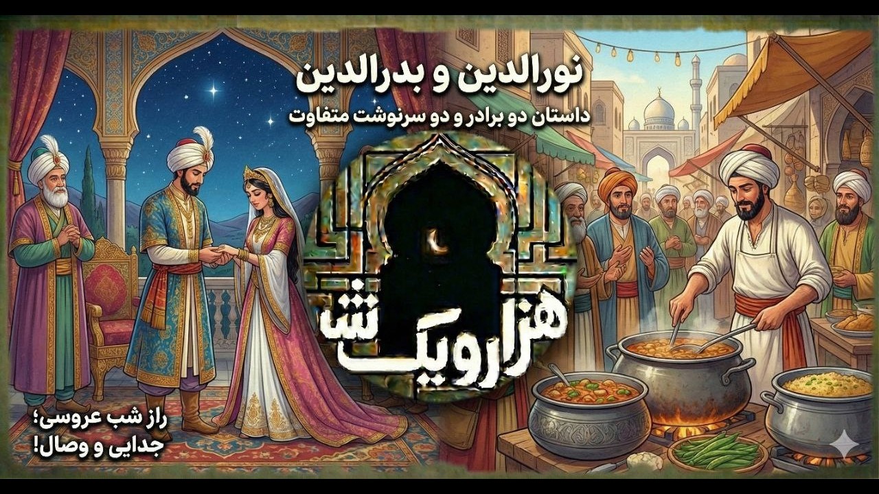 داستان نورالدین و بدرالدین | هزار و یک شب – اپیزود ۲۱ | سرنوشتی که دو برادر را از هم جدا کرد