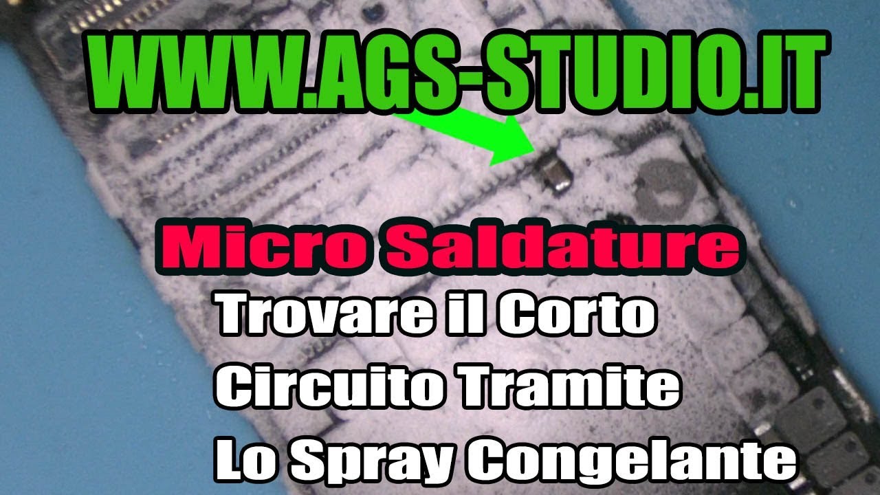 Riparazione Scheda Madre Iphone 6 Trovare Il Corto Circuito Tramite Spray Congelante