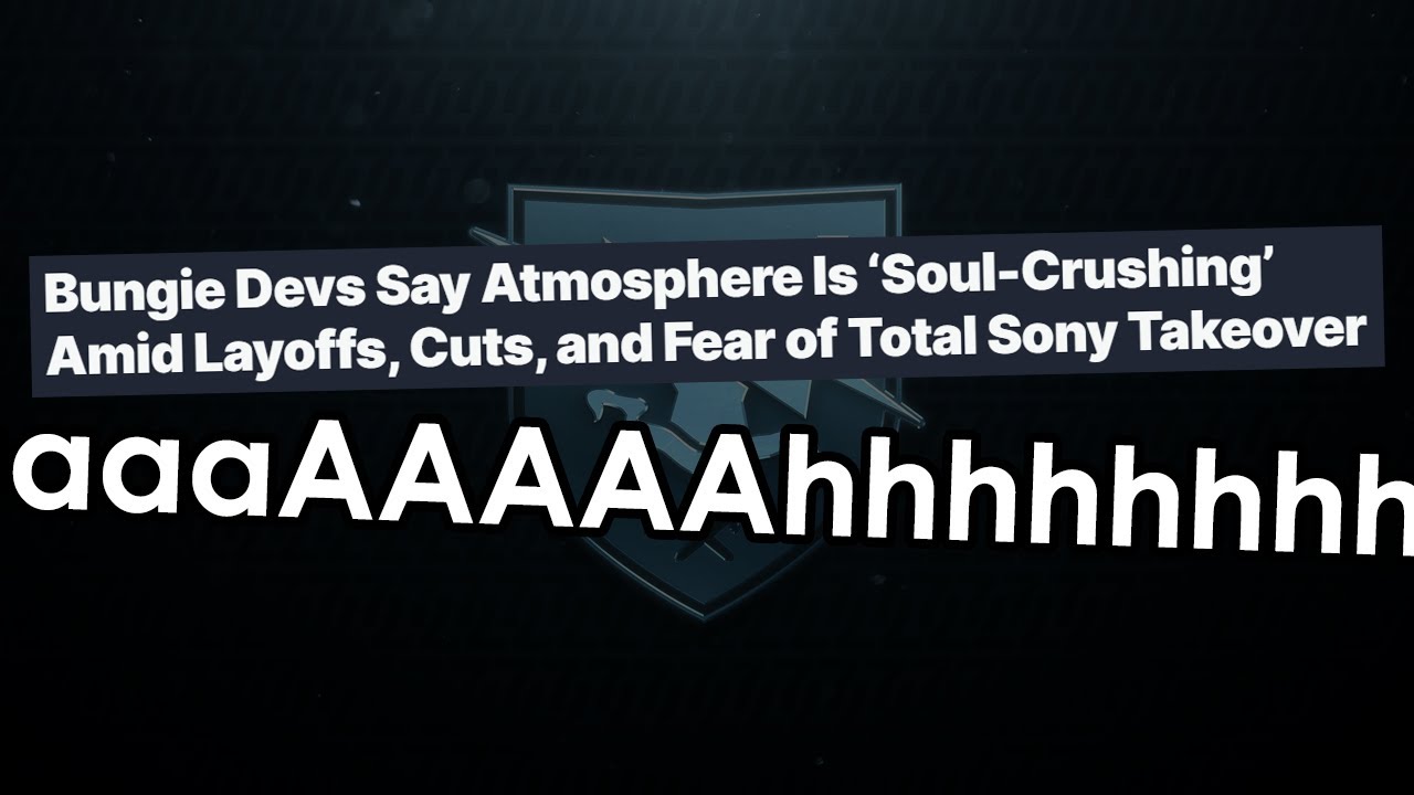 reacting to a new article by IGN about the bungie layoffs