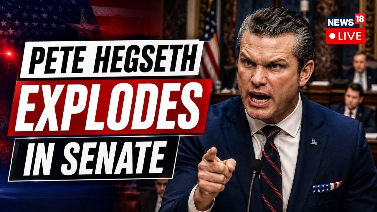 US Senate LIVE | Pete Hegseth Defends Pentagon Budget Request | Washington LIVE | N18G