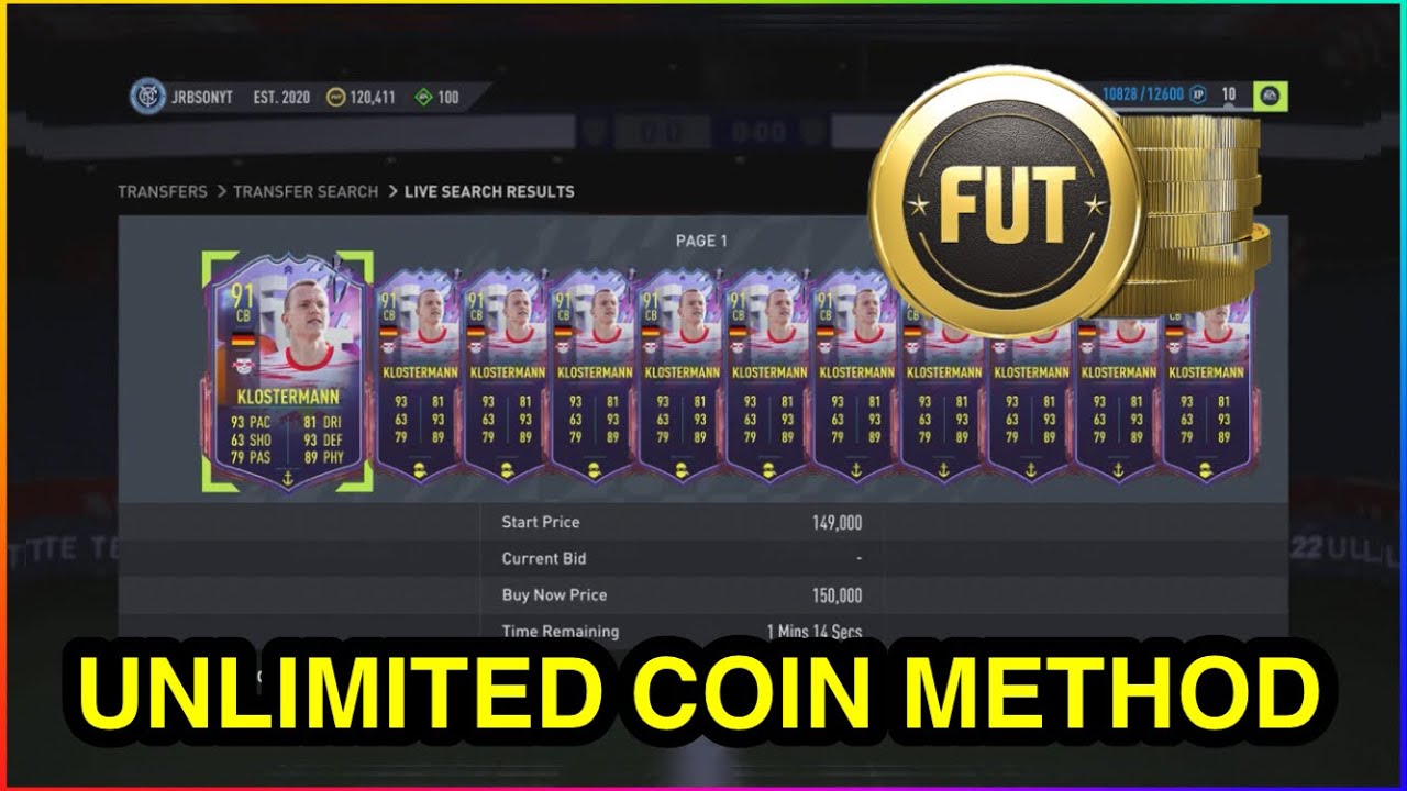 *NEW* UNLIMITED COIN METHOD IN FIFA 22 ULTIMATE TEAM | FIFA 22 SNIPING FILTER