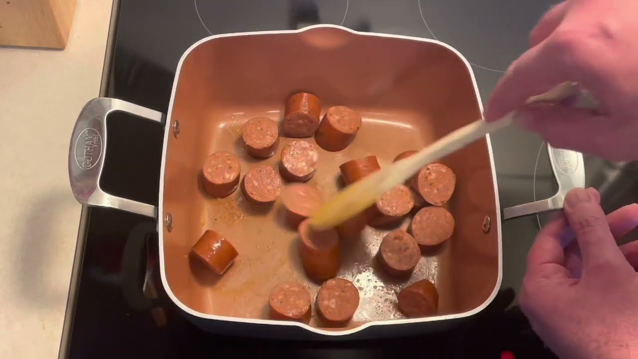 Smoked Sausage with Cabbage
