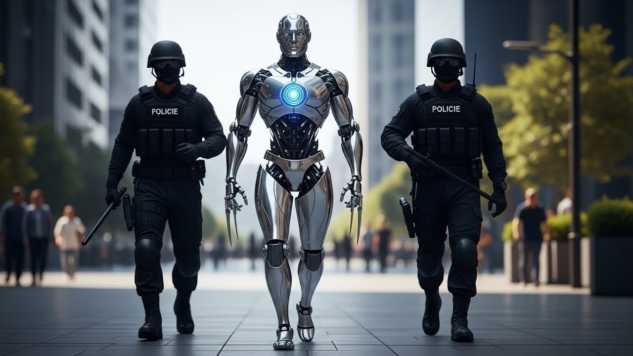 This Chinese Robot Walks With Armed Guards – The Future Is Here