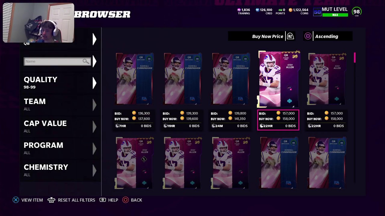 MUT 22 Weekend league gameplay vs cheese (1-0)