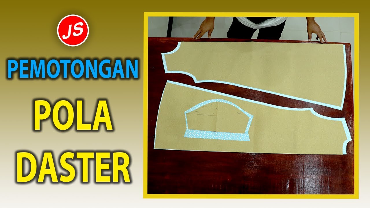 Pemotongan Pola Instan Daster Pada Kain