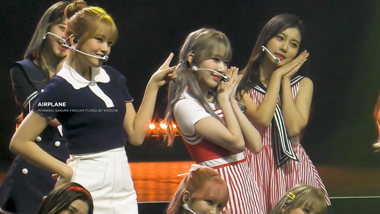 [4K] 190706 뉴욕 케이콘 에어플레인 아이즈원 미야와키 사쿠라 직캠 / IZ*ONE Airplane miyawaki sakura fancam