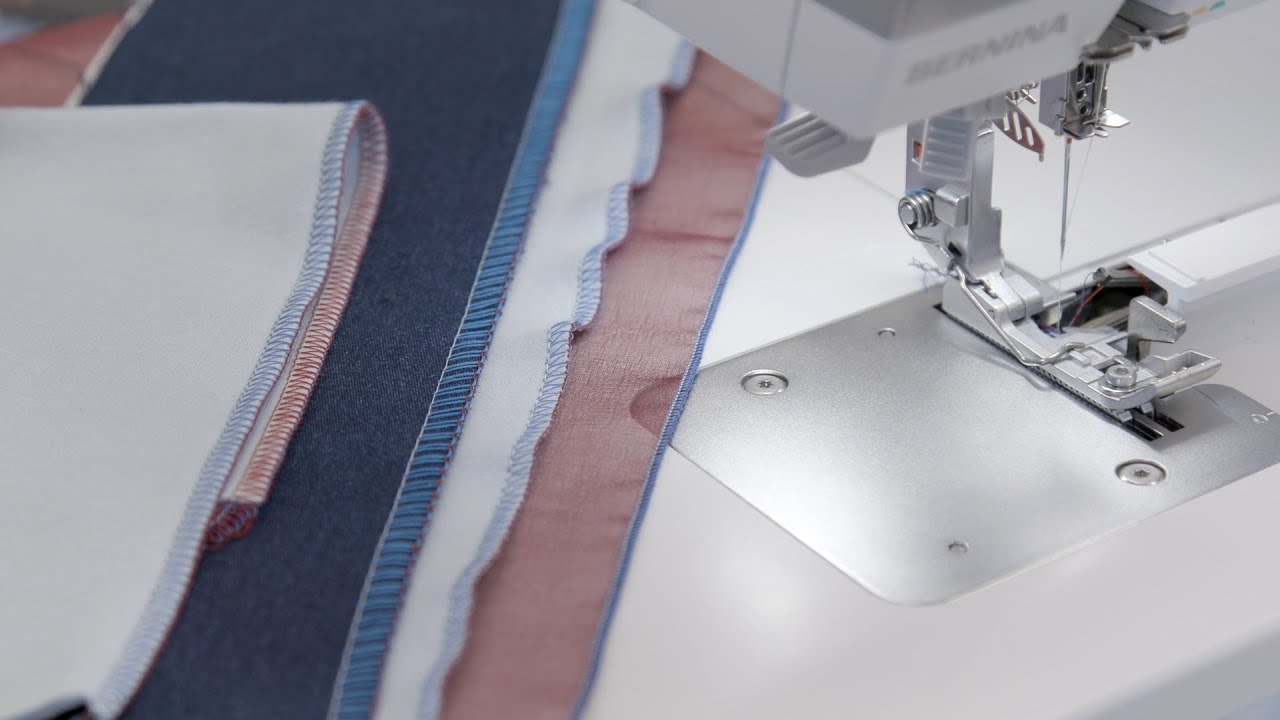 L 850 Overlocker: Stichlänge, Differenzialtransport, Kräuseln